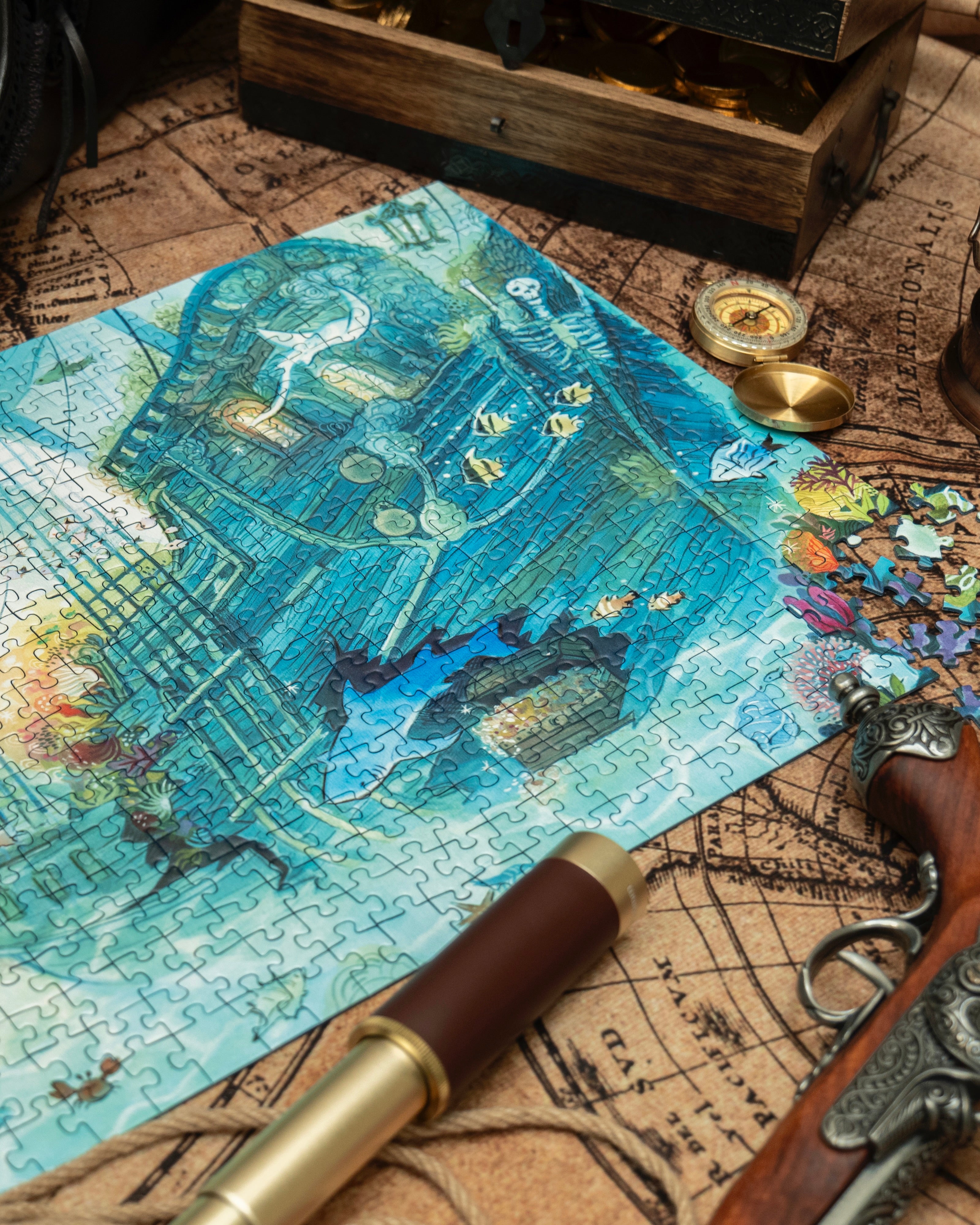 Le Trésor perdu des pirates - Puzzle 500 pièces