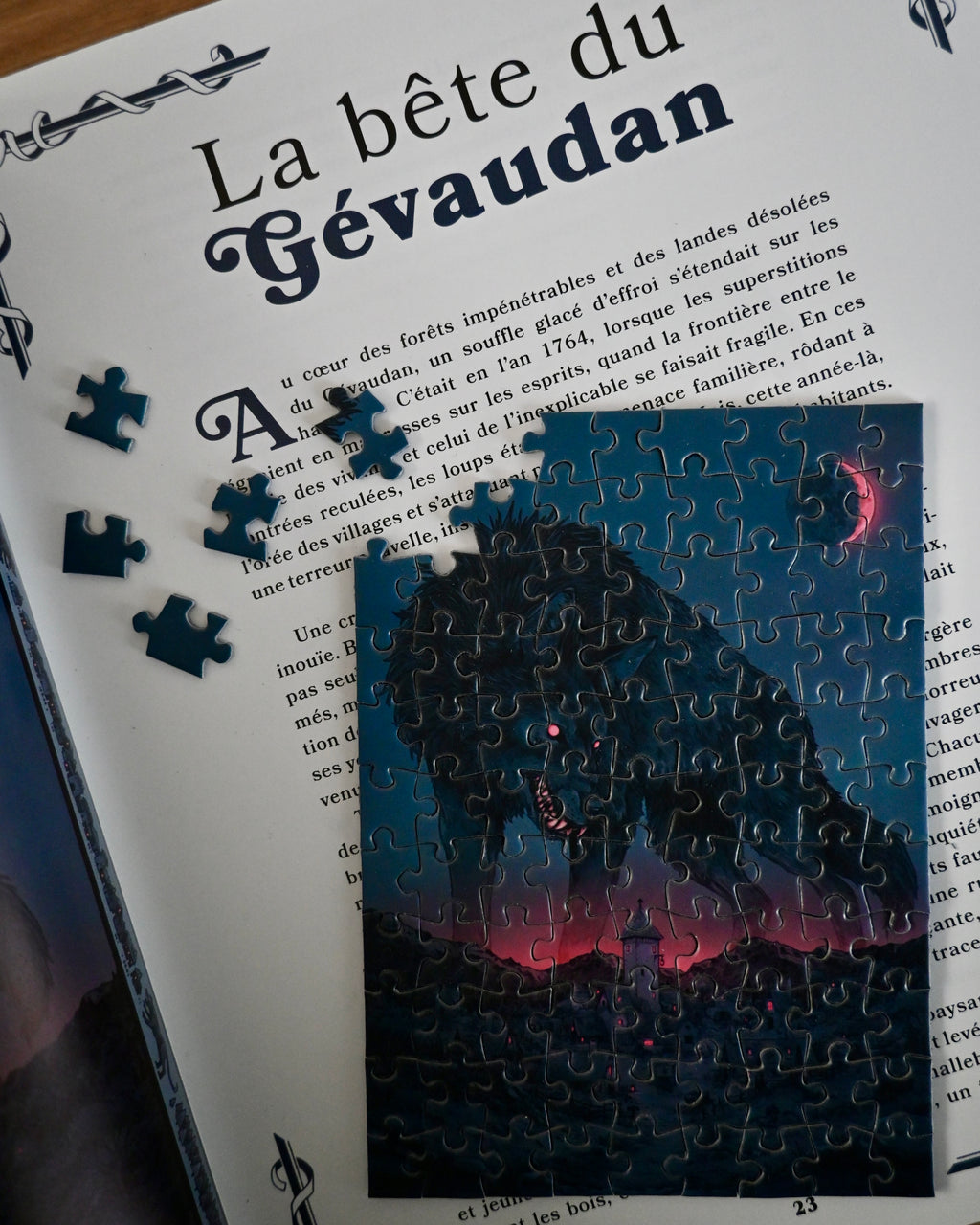 L'ombre du Gévaudan- Mini puzzle 99 pièces