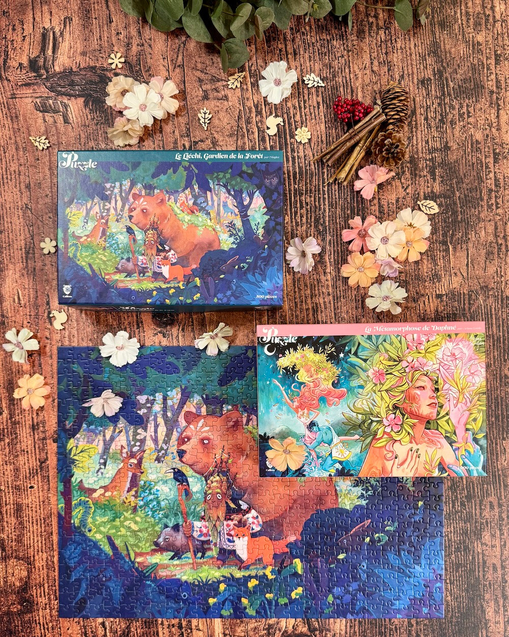 Bundle puzzle 1000 pièces et 500 pièces