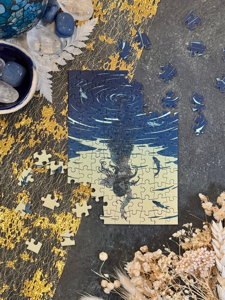 La Déesse ancestrale de la Rivière - Mini puzzle 99 pièces