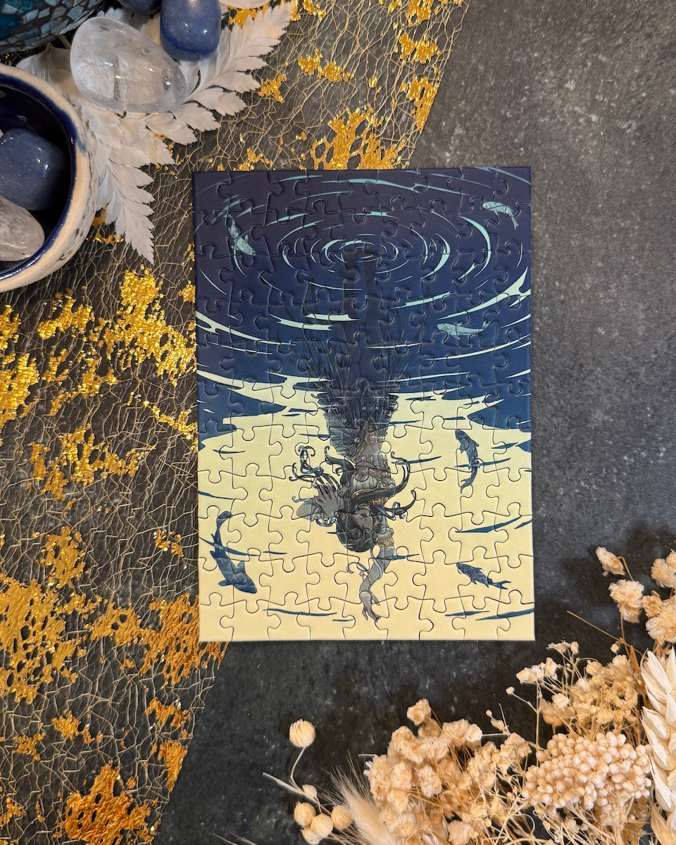 La Déesse ancestrale de la Rivière - Mini puzzle 99 pièces