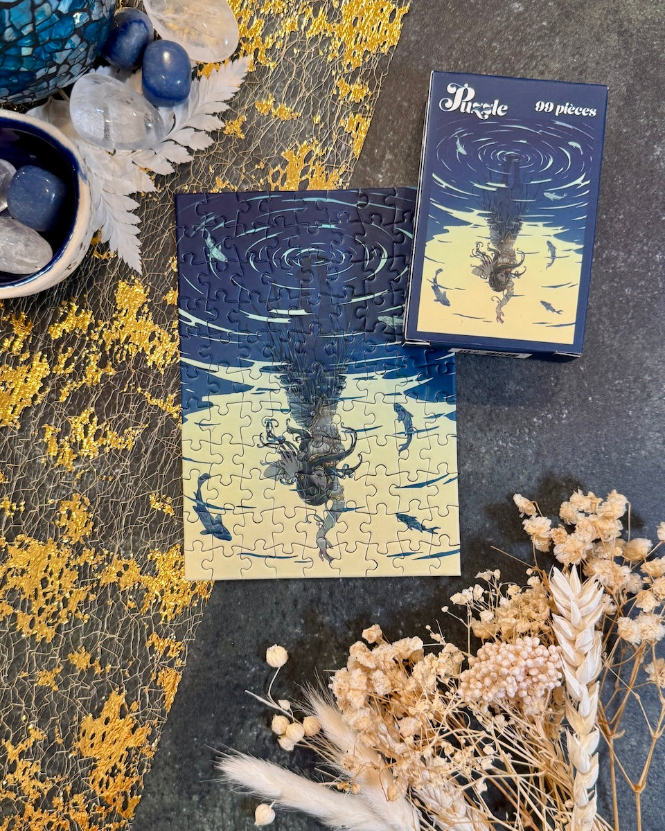 La Déesse ancestrale de la Rivière - Mini puzzle 99 pièces