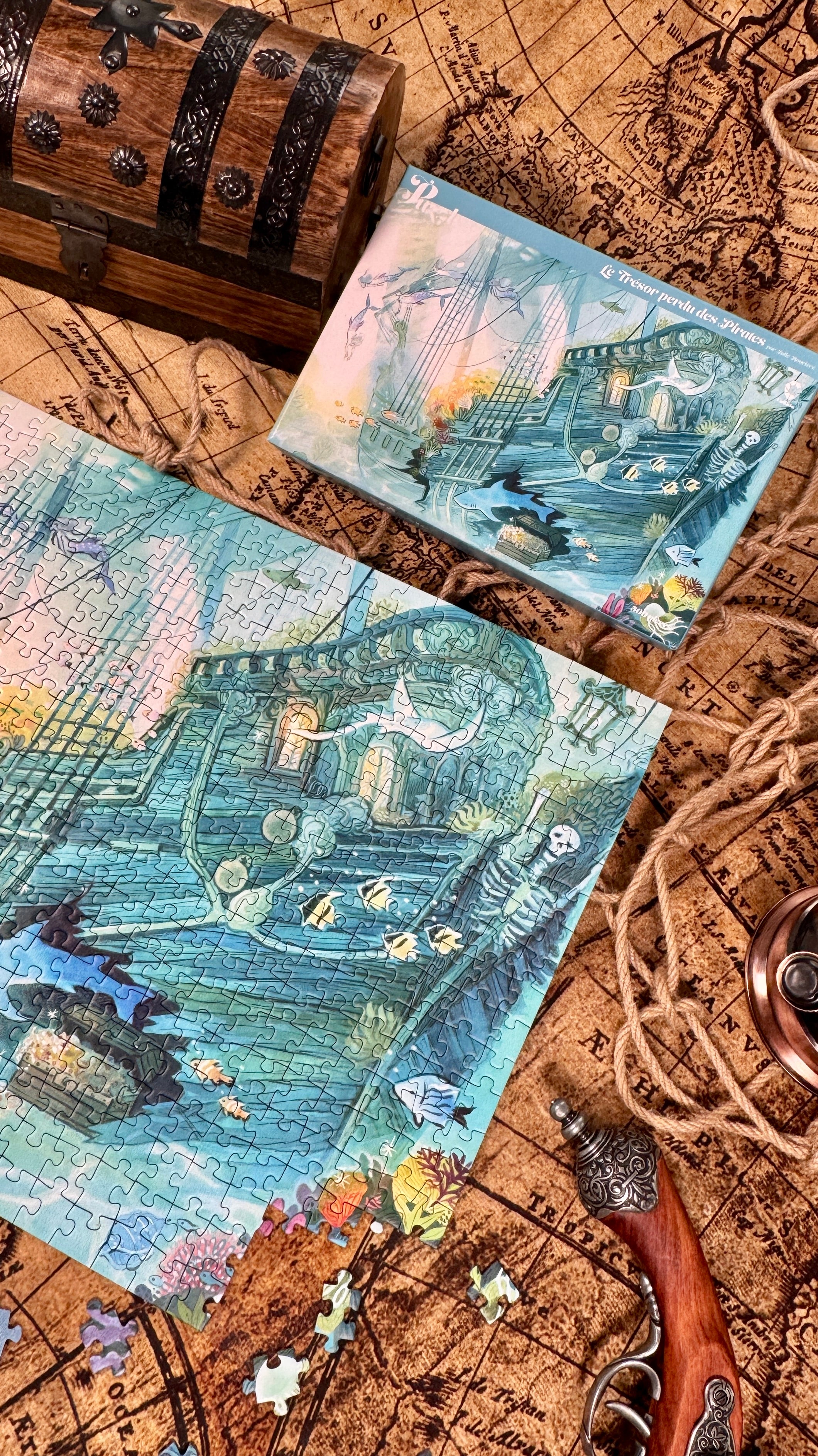 Le Trésor perdu des pirates - Puzzle 500 pièces