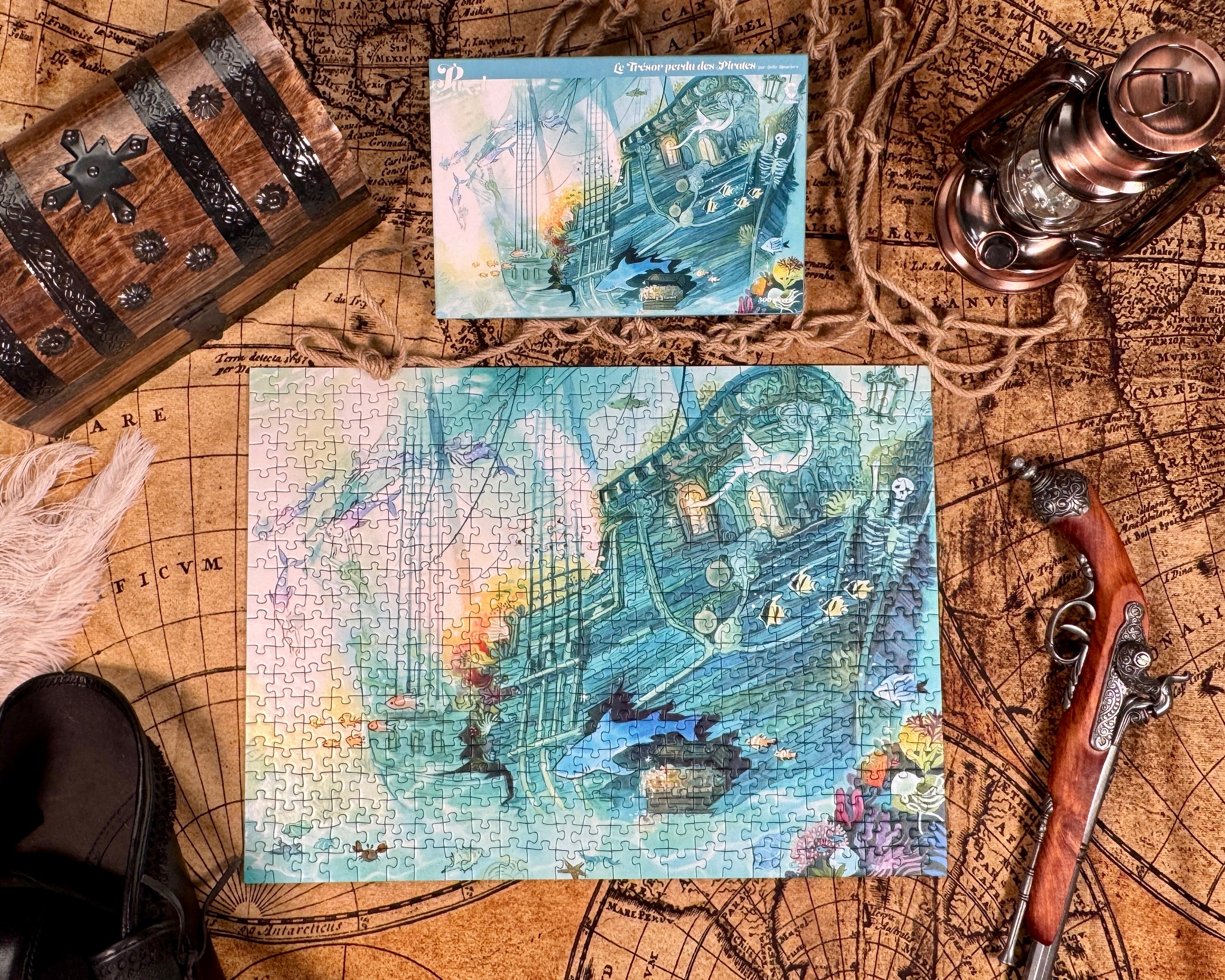 Le Trésor perdu des pirates - Puzzle 500 pièces