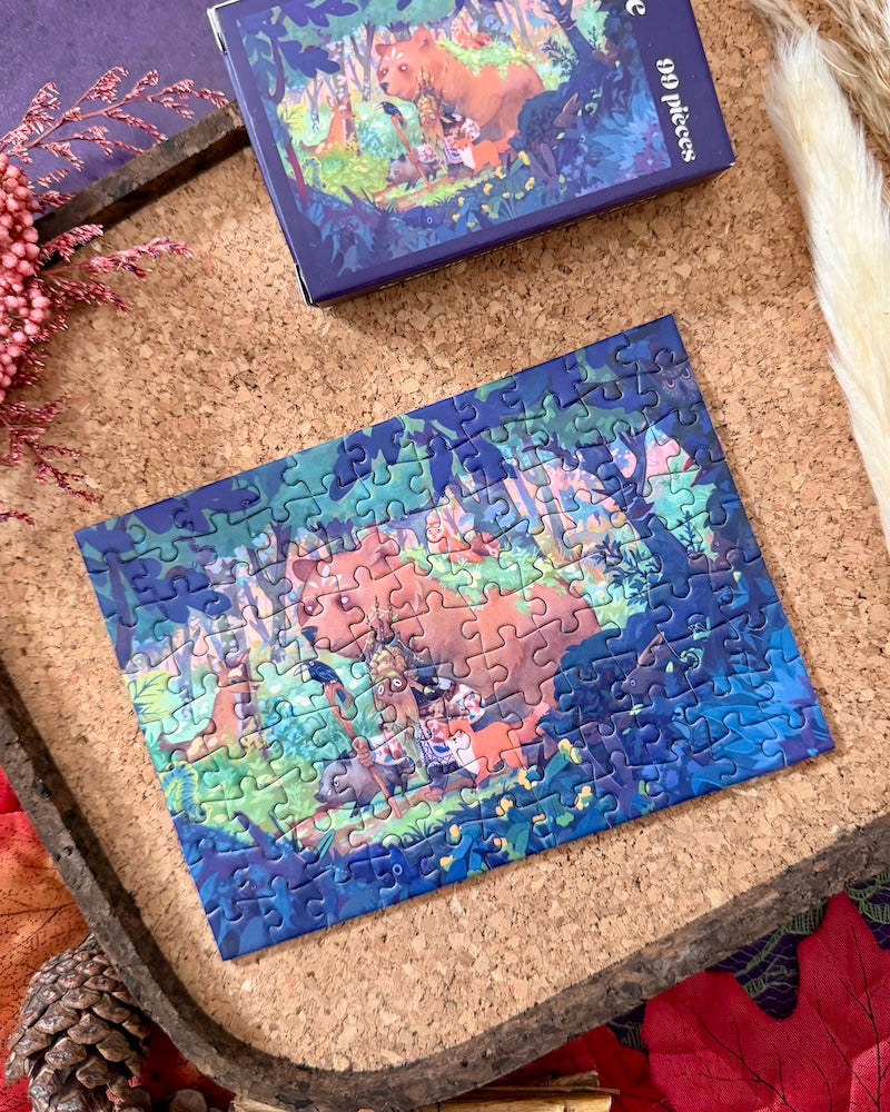 Le Liéchi, Gardien de la Forêt - Mini puzzle 99 pièces