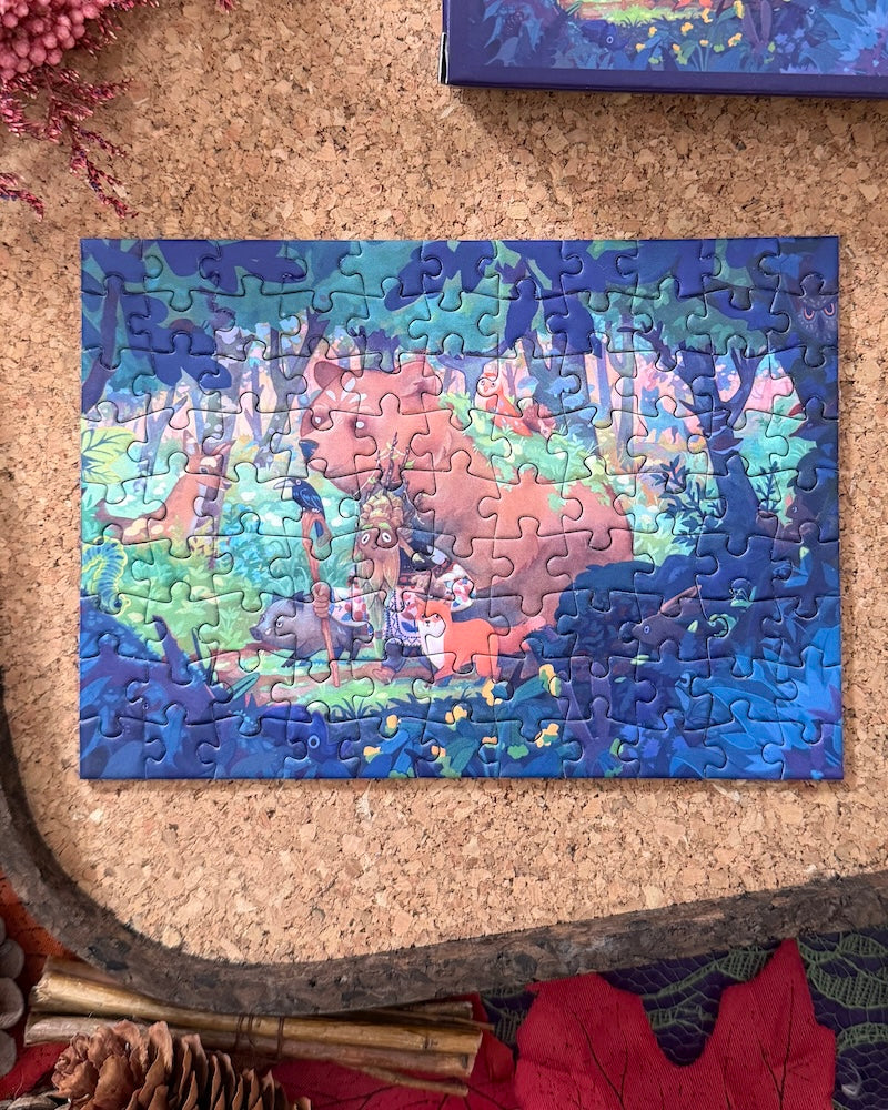 Le Liéchi, Gardien de la Forêt - Mini puzzle 99 pièces