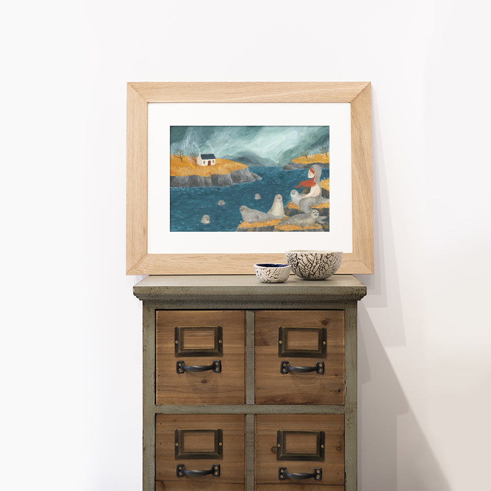 Print A4 La Tourmente des Selkies