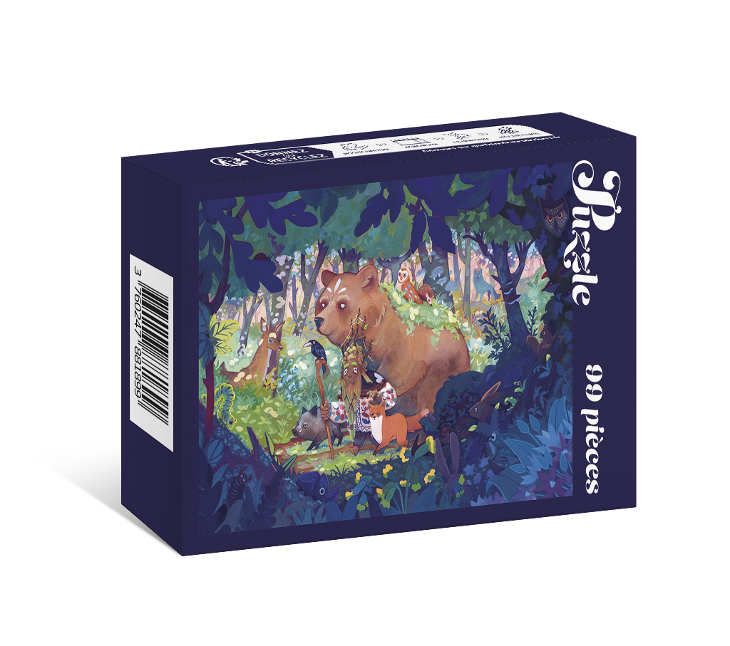 Le Liéchi, Gardien de la Forêt - Mini puzzle 99 pièces