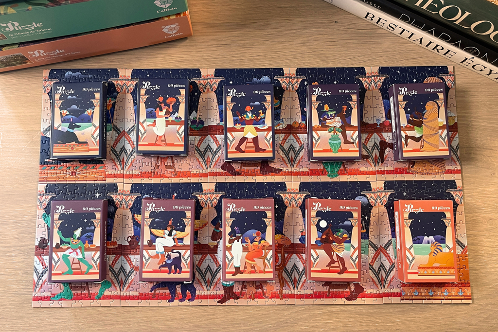 Le Banquet D'Osiris - 10 mini puzzles 99 pièces