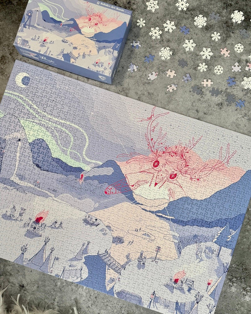 Le Solstice des Samis - Puzzle 1000 pièces