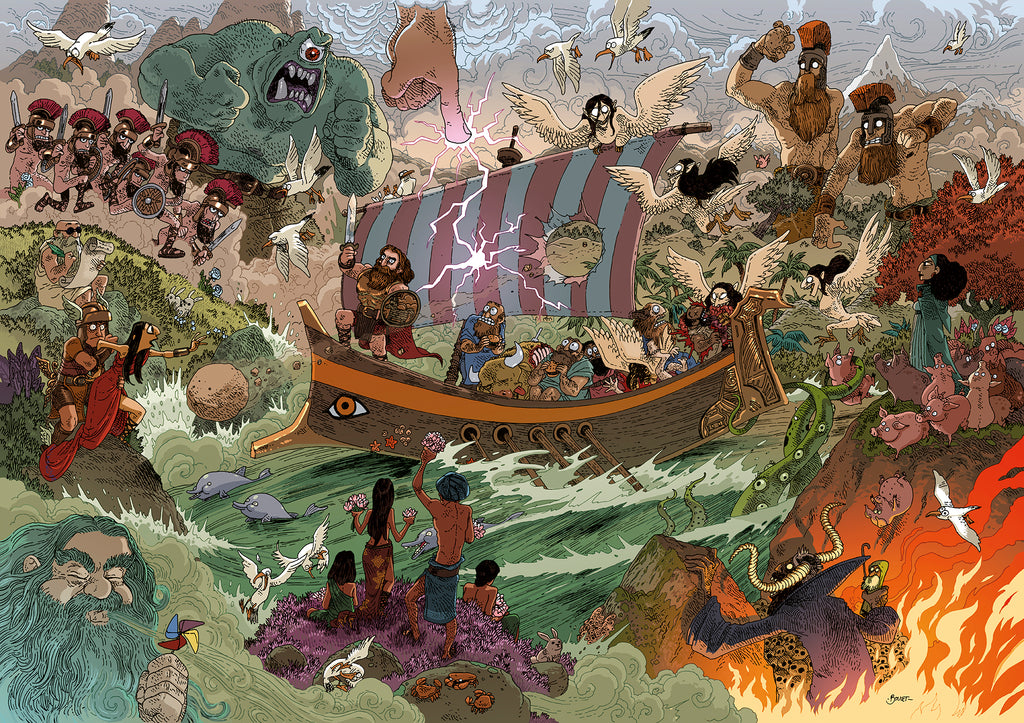 L’Éternel Voyage d’Ulysse - Puzzle 1000 pièces