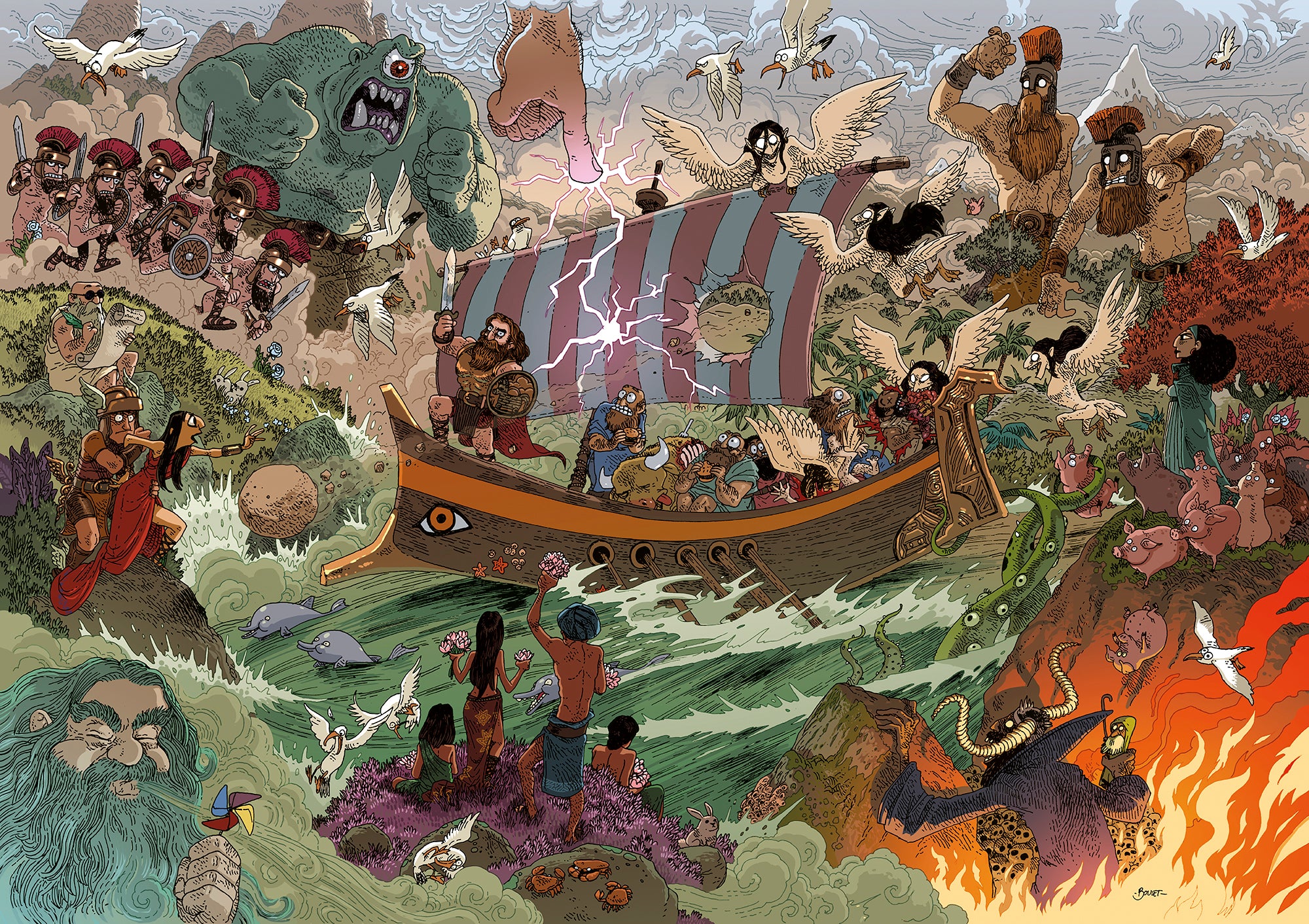 L’Éternel Voyage d’Ulysse - Puzzle 1000 pièces