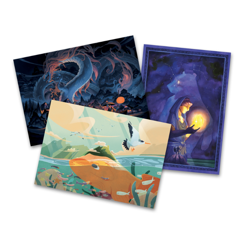 Set de 3 prints A4 - Saison 1 Callisto